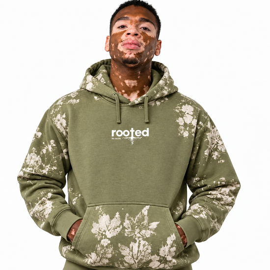 Rooted in Faith Acid Wash Hoodie