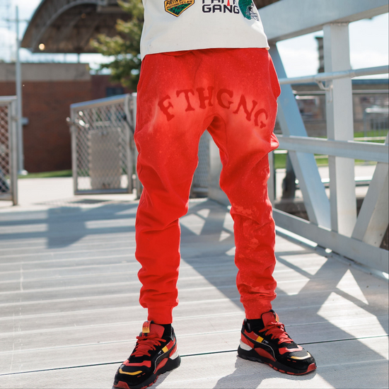 Pantalón deportivo con lavado ácido FTH GNG®️ (varias opciones de color)