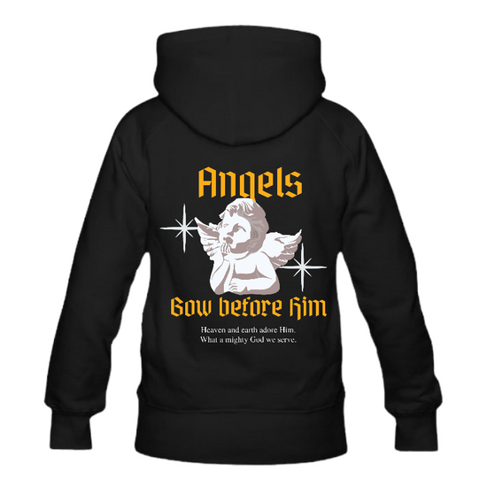 Angels Bow Before Him hoodie (Unisex)