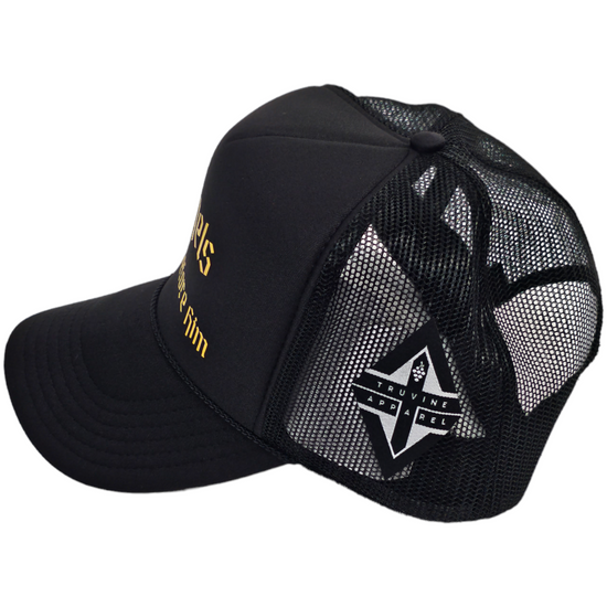 Gorra de camionero "Los ángeles se inclinan ante él"