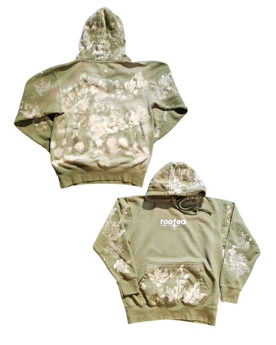 Rooted in Faith Acid Wash Hoodie