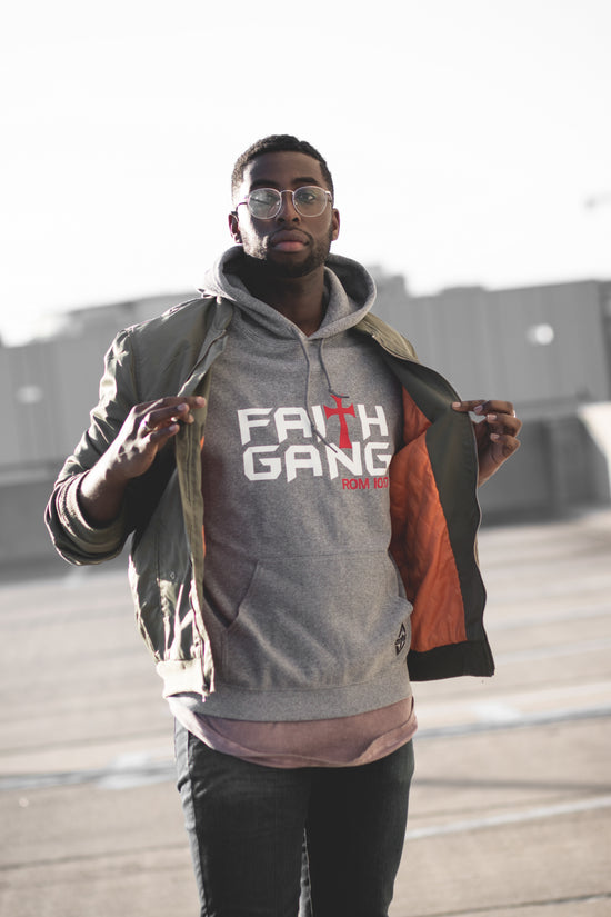 Faith Gang® Gray Hoodie