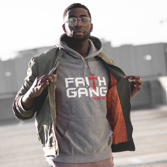 Faith Gang® Gray Hoodie