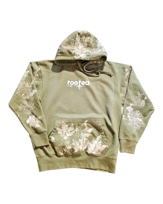 Rooted in Faith Acid Wash Hoodie