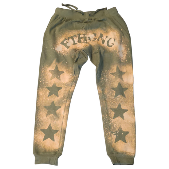 Pantalón deportivo con lavado ácido FTH GNG®️ Star (varias opciones de color)