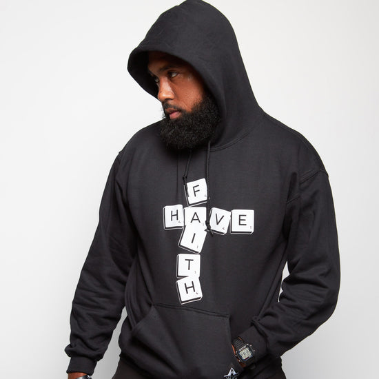 Have Faith Scrabble Hoodie (multiple color options)