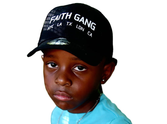 Gorra de seis paneles para jóvenes Faith Gang® Worldwide