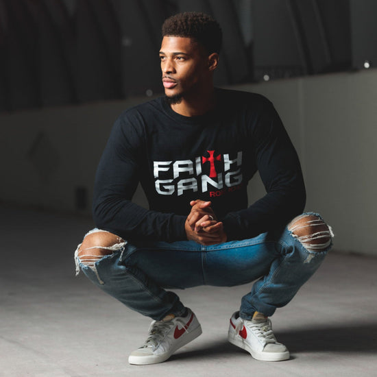 Camiseta de manga larga Faith Gang® (varios colores)