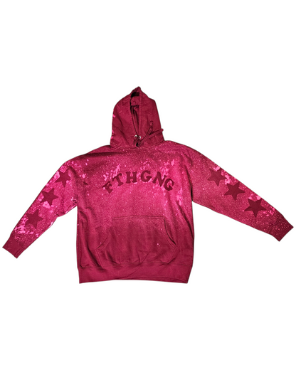 FTH GNG® Star Acid Wash Hoodie (multiple color options)
