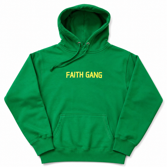 Faith Gang® Green/Yellow Hoodie