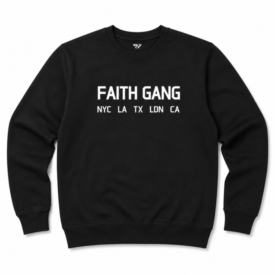 Faith Gang® Worldwide Sweatshirt (multiple color options)