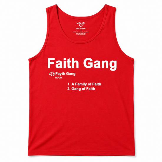 Faith Gang® Definition Tank Top ( multiple color options)