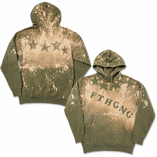 FAITH GANG® Acid Wash Hoodie (multiple color options)