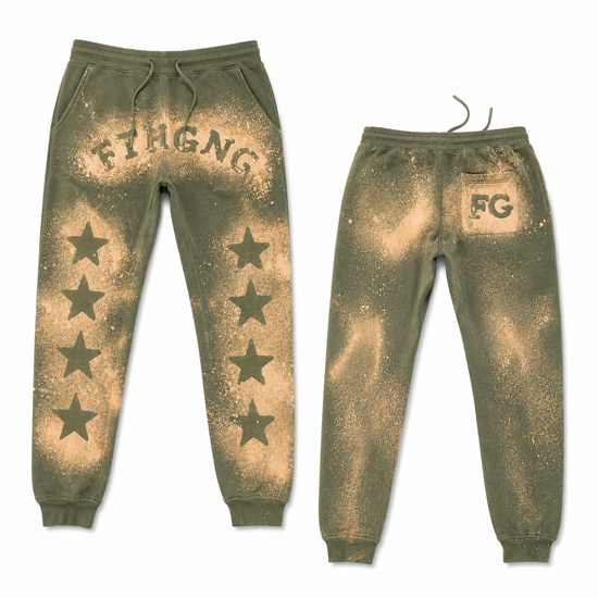 Pantalón deportivo con lavado ácido FTH GNG®️ Star (varias opciones de color)