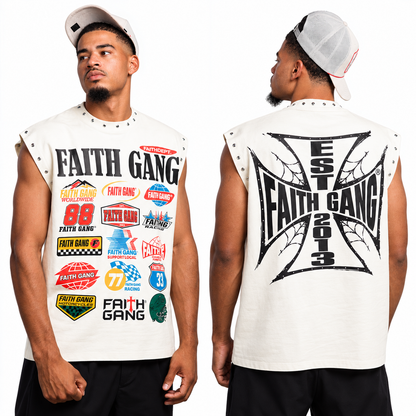 Faith Gang® Sleeveless Tee (Front + Back)