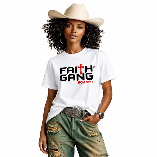 Faith Gang®  Classic White Tee