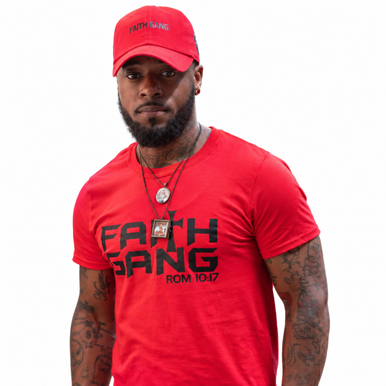 Faith Gang® Classic Red/Black Tee