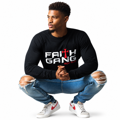 Camiseta de manga larga Faith Gang® (varios colores)