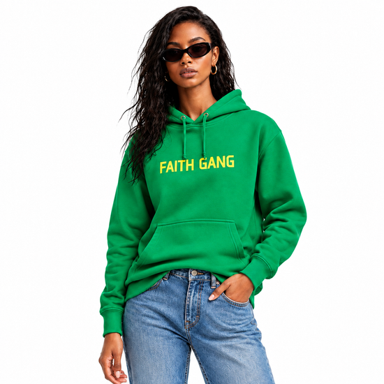 Faith Gang® Green/Yellow Hoodie