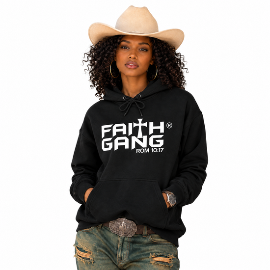 Faith Gang® Black Hoodie