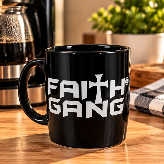Faith Gang® Black Coffee Mug