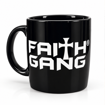 Faith Gang® Black Coffee Mug