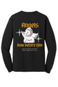 Angels Bow Before Him long-sleeve crew with pocket.
