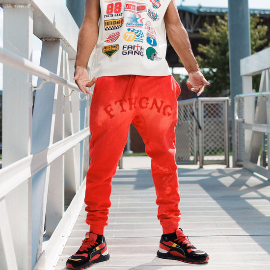 Pantalón deportivo con lavado ácido FTH GNG®️ (varias opciones de color)