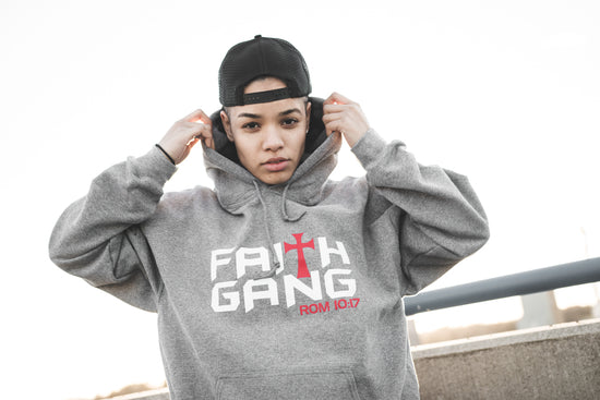Faith Gang® Gray Hoodie