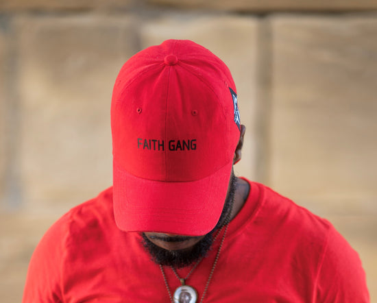 Faith Gang Red Dad Cap