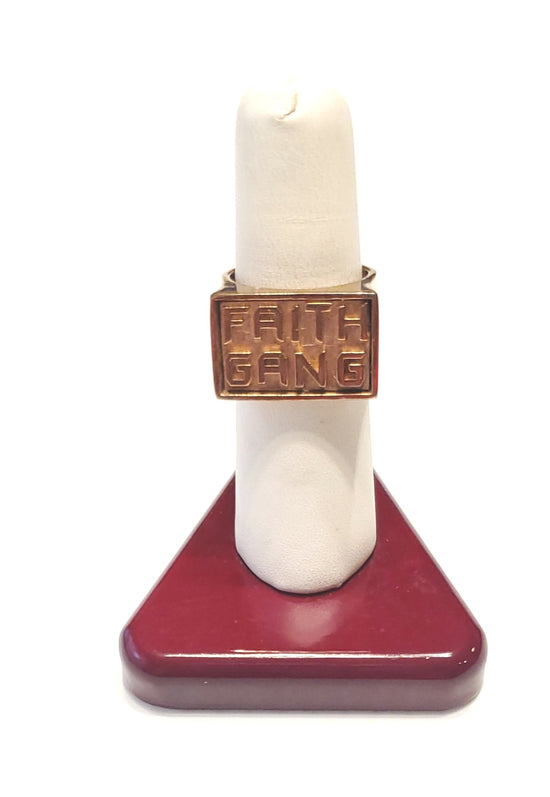Faith Gang Rose Sterling Silver Ring