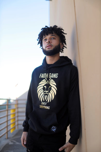 Faith Gang Over Everything Hoodie (multiple color options) Gold Design