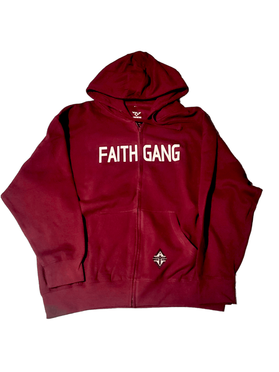 F.G.O.E. (Faith Gang® Over Everything) Zip Hoodie (multple color options)